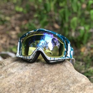 Oakley goggles with high intensity yellow lens